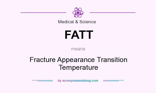 What does FATT mean? It stands for Fracture Appearance Transition Temperature