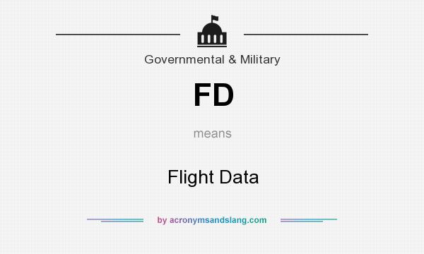 What does FD mean? It stands for Flight Data
