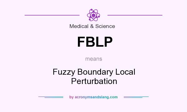 What does FBLP mean? It stands for Fuzzy Boundary Local Perturbation