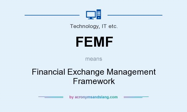 What does FEMF mean? It stands for Financial Exchange Management Framework