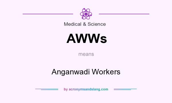 What does AWWs mean? It stands for Anganwadi Workers