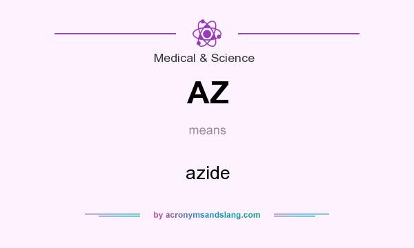 What does AZ mean? It stands for azide