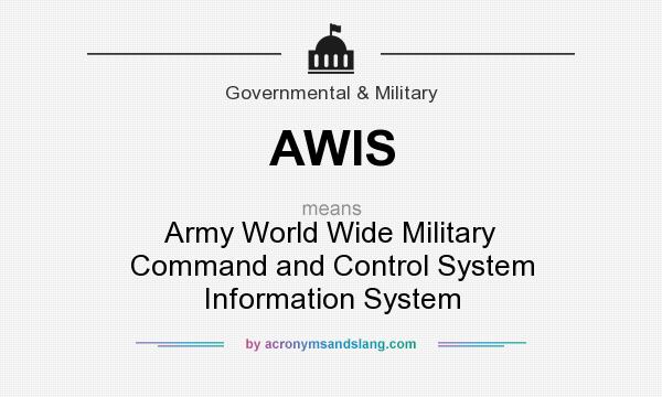 What does AWIS mean? It stands for Army World Wide Military Command and Control System Information System