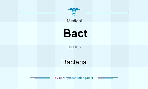 What does Bact mean? It stands for Bacteria