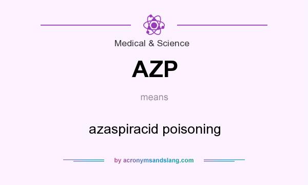 What does AZP mean? It stands for azaspiracid poisoning