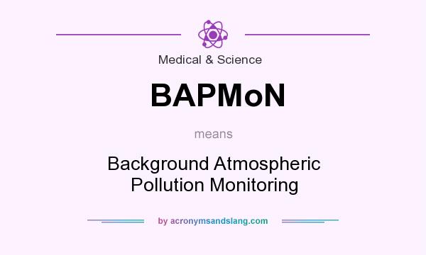 What does BAPMoN mean? It stands for Background Atmospheric Pollution Monitoring