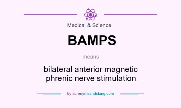 What does BAMPS mean? It stands for bilateral anterior magnetic phrenic nerve stimulation