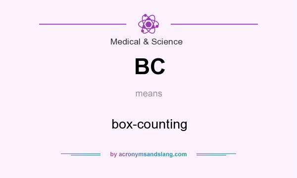 What does BC mean? It stands for box-counting