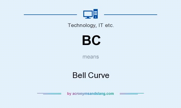 What does BC mean? It stands for Bell Curve