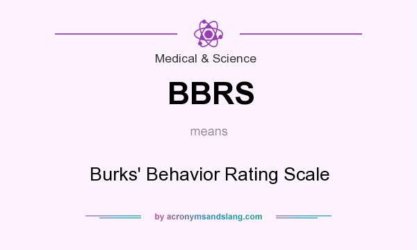 What does BBRS mean? It stands for Burks` Behavior Rating Scale