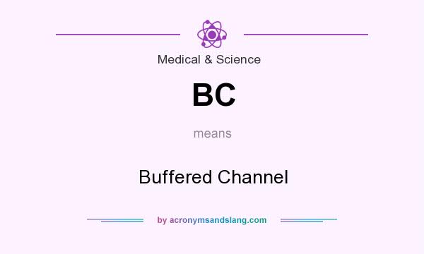 What does BC mean? It stands for Buffered Channel