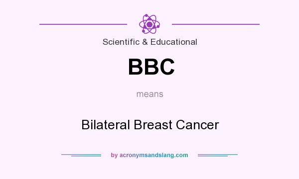 What does BBC mean? It stands for Bilateral Breast Cancer