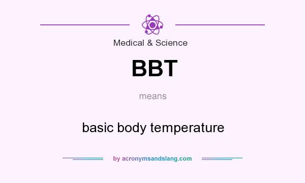 What does BBT mean? It stands for basic body temperature