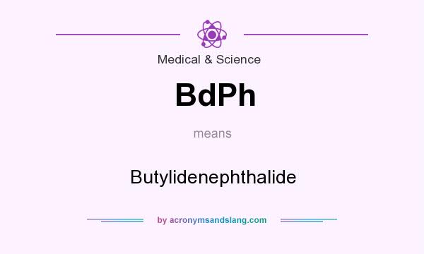 What does BdPh mean? It stands for Butylidenephthalide