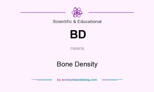 What does BD mean? It stands for Bone Density