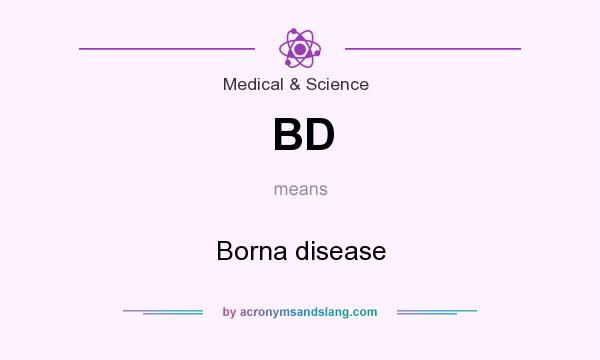 What does BD mean? It stands for Borna disease
