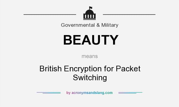 What does BEAUTY mean? It stands for British Encryption for Packet Switching