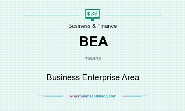 What does BEA mean? It stands for Business Enterprise Area
