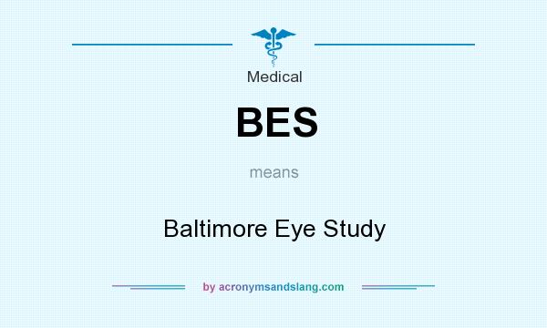 What does BES mean? It stands for Baltimore Eye Study