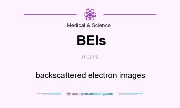 What does BEIs mean? It stands for backscattered electron images
