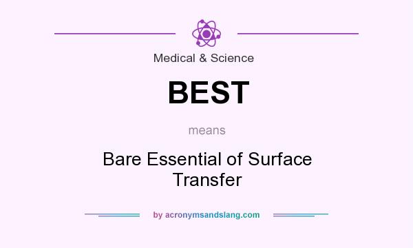 What does BEST mean? It stands for Bare Essential of Surface Transfer