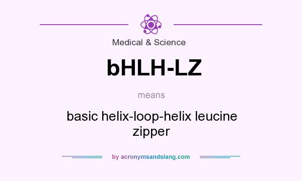 What does bHLH-LZ mean? It stands for basic helix-loop-helix leucine zipper