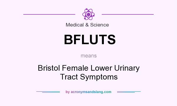 What does BFLUTS mean? It stands for Bristol Female Lower Urinary Tract Symptoms