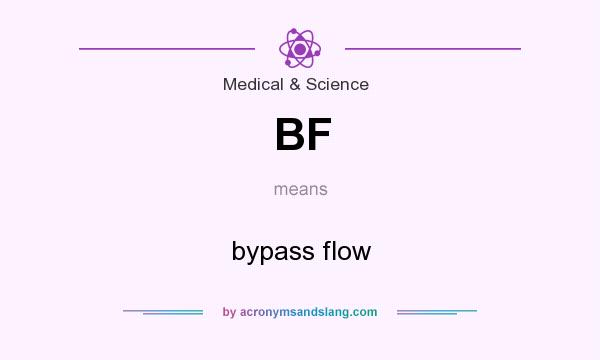What does BF mean? It stands for bypass flow
