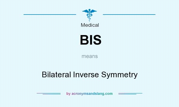 What does BIS mean? It stands for Bilateral Inverse Symmetry