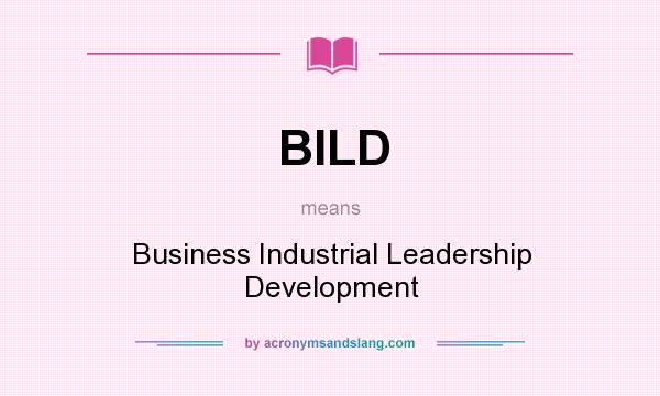 What does BILD mean? It stands for Business Industrial Leadership Development