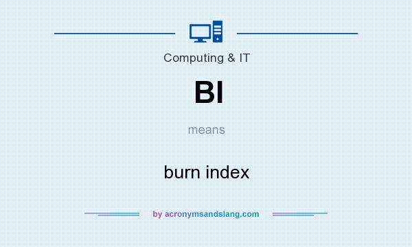 What does BI mean? It stands for burn index