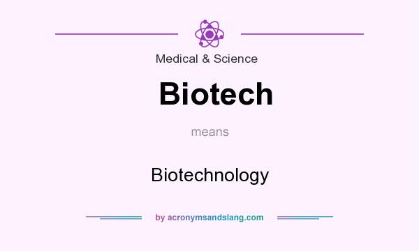 What does Biotech mean? It stands for Biotechnology