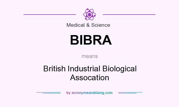 What does BIBRA mean? It stands for British Industrial Biological Assocation