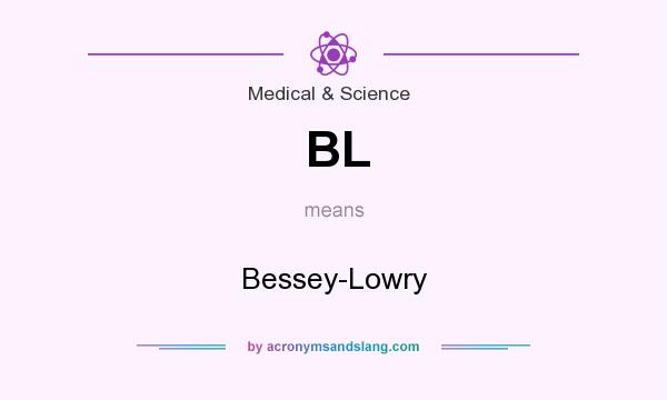 What does BL mean? It stands for Bessey-Lowry