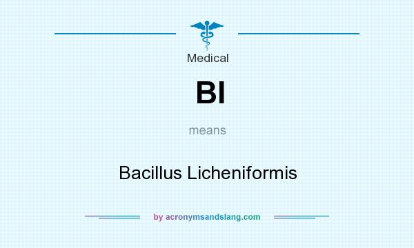 What does Bl mean? It stands for Bacillus Licheniformis