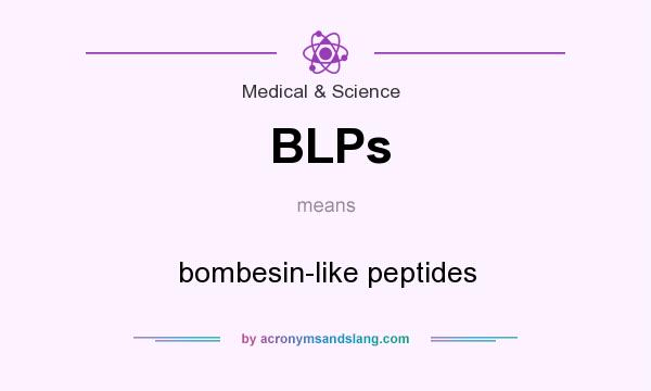 What does BLPs mean? It stands for bombesin-like peptides