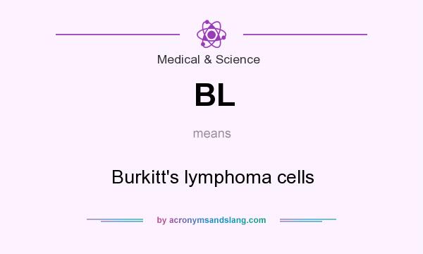 What does BL mean? It stands for Burkitt`s lymphoma cells