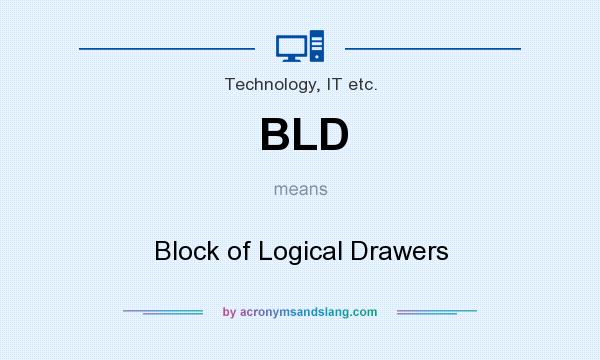 What does BLD mean? It stands for Block of Logical Drawers
