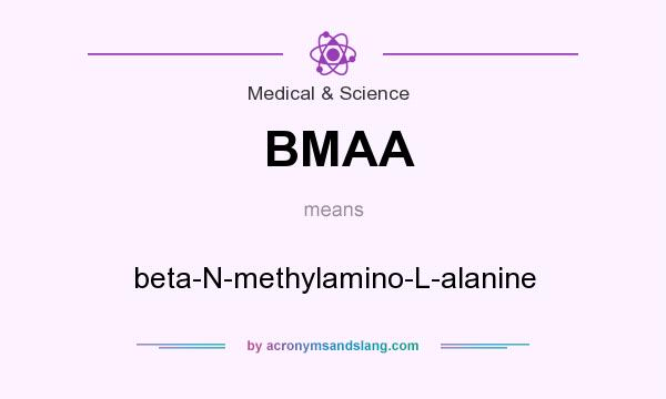 What does BMAA mean? It stands for beta-N-methylamino-L-alanine