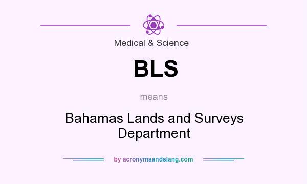 What does BLS mean? It stands for Bahamas Lands and Surveys Department