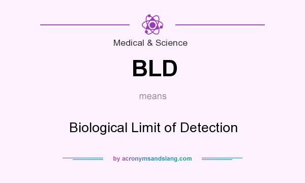 What does BLD mean? It stands for Biological Limit of Detection