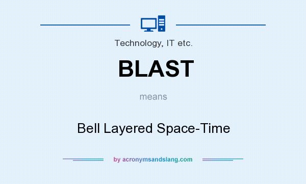 What does BLAST mean? It stands for Bell Layered Space-Time