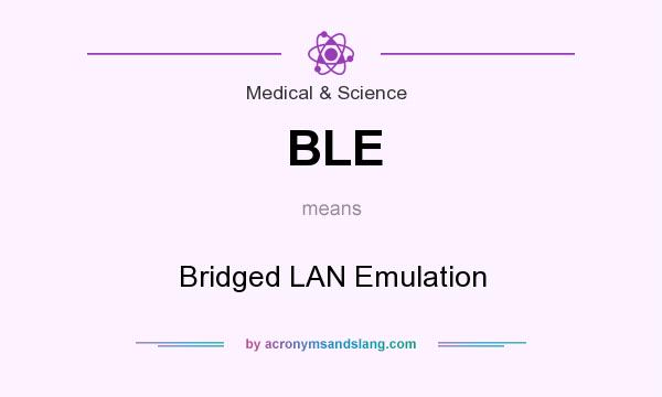 What does BLE mean? It stands for Bridged LAN Emulation
