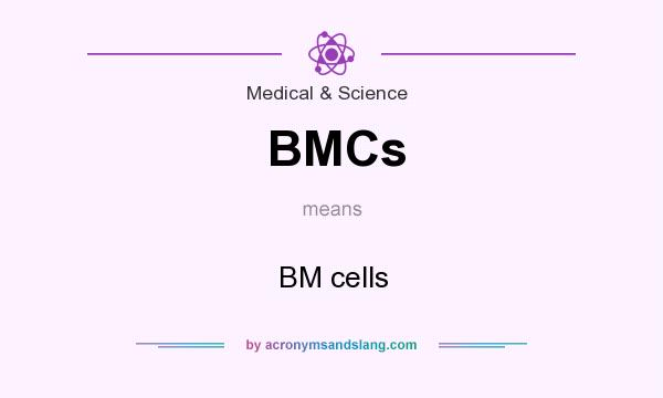 What does BMCs mean? It stands for BM cells