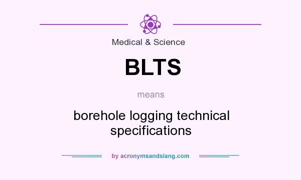 What does BLTS mean? It stands for borehole logging technical specifications