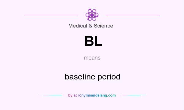What does BL mean? It stands for baseline period