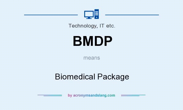 What does BMDP mean? It stands for Biomedical Package