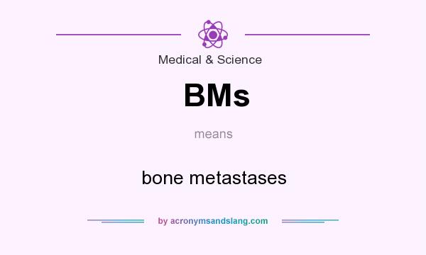 What does BMs mean? It stands for bone metastases