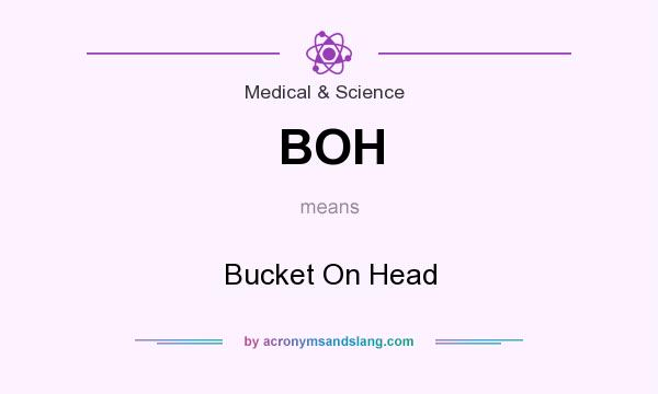 What does BOH mean? It stands for Bucket On Head