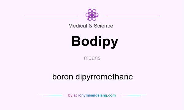 What does Bodipy mean? It stands for boron dipyrromethane